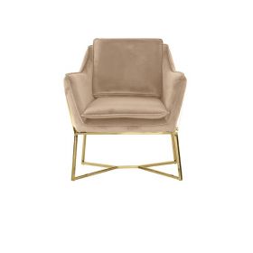 FOGGIA FAUTEUIL GOUD | TAUPE STOF MJ11-8