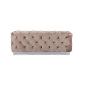 CALABRIA ZITBANKJE | TAUPE STOF MJ11-8