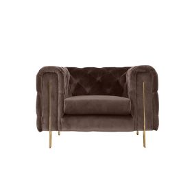 CAMPANIA FAUTEUIL GOUD | BRUIN STOF MJ11-82