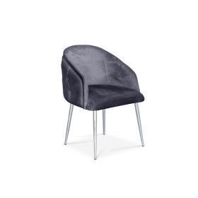 COMO DINING CHAIR | DARK GREY FABRIC