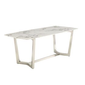 BARI EETTAFEL | 180X90X76 CM MARMER 757-1