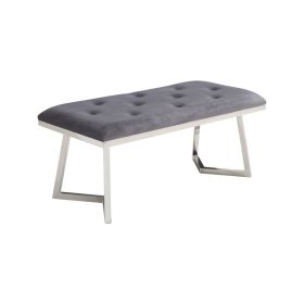 BARI LONGCHAIR | 110X50X47 CM GREY FABRIC VELU97A