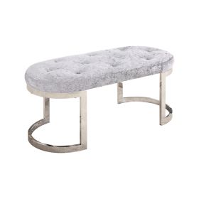 CATANIA LONGCHAIR | 110X50X47 CM SILVER FABRIC A41-4