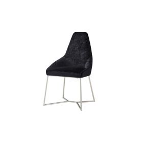 RAVENA DINING CHAIR | BLACK FABRIC A41-23