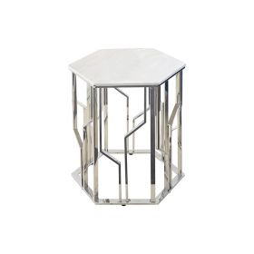 TARANTO BIJZETTAFEL | 55X55X55 CM MARMER 576-1
