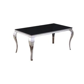 MILANO EETTAFEL 160*90*76CM ZWART
