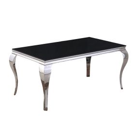 MILANO EETTAFEL 180*90*76CM ZWART