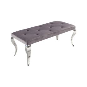MILANO UZANMA KOLTUGU | 110X50X47 CM GRI KUMAS VELU97A