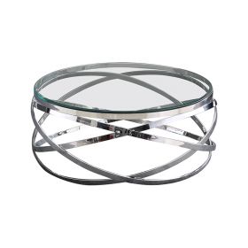 TRENTO SALONTAFEL | Ø100X42 CM TRANSPARANT
