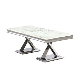 FERRARA EETTAFEL | 180X90X76 CM MARMER 757