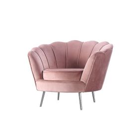 BERGAMO ARMCHAIR | PINK FABRIC VELU52A