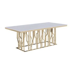 TARANTO EETTAFEL GOUD | 180X90X76 CM MARMER 928