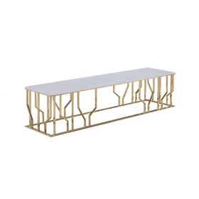 TARANTO TV MEUBEL GOUD | 180X45X42 CM MARMER 928