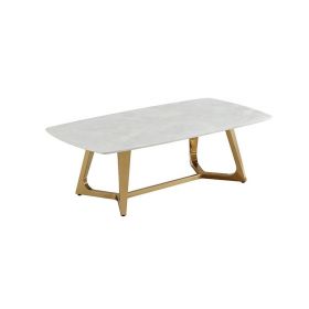 BARI SALONTAFEL GOUD 130*70*45CM MARMER 928