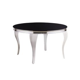 MILANO EETTAFEL | Ø130X76 CM ZWART
