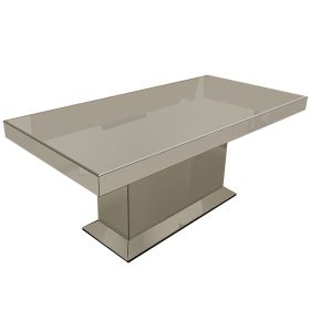 BACOLI DINNER TABLE |160X90X78 CM SEPIA