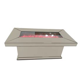 BACOLI DINNER TABLE / AMBIENT FIREPLACE | 180X90X78 CM SEPIA
