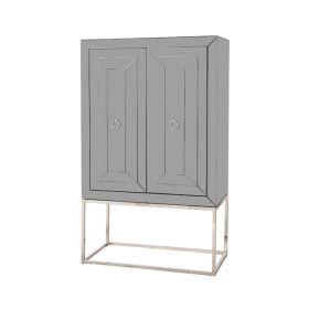 CASTRO CABINET | 100X47,5X150 CM  GREY