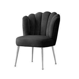 LUCCA DINING CHAIR | BLACK FABRIC MJ11-111