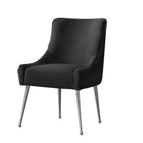 ARONA DINING CHAIR | BLACK FABRIC MJ11-111