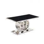 NAPOLI EETTAFEL | 160X90X76CM ZWART
