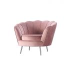 BERGAMO ARMCHAIR | PINK FABRIC VELU52A