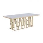 TARANTO EETTAFEL GOUD | 180X90X76 CM MARMER 928