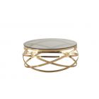 TRENTO SALONTAFEL GOUD 100*42CM GRIJS