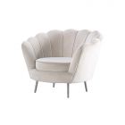 BERGAMO SESSEL | SAHNE STOFF VELU01A