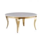 MILANO SALONTAFEL GOUD | Ø100X42 CM MARMER 928