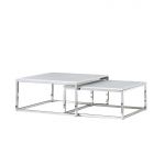 GENUA COFFEE TABLE | 90X90X42 CM  MARMER 576-1 2-PIECE