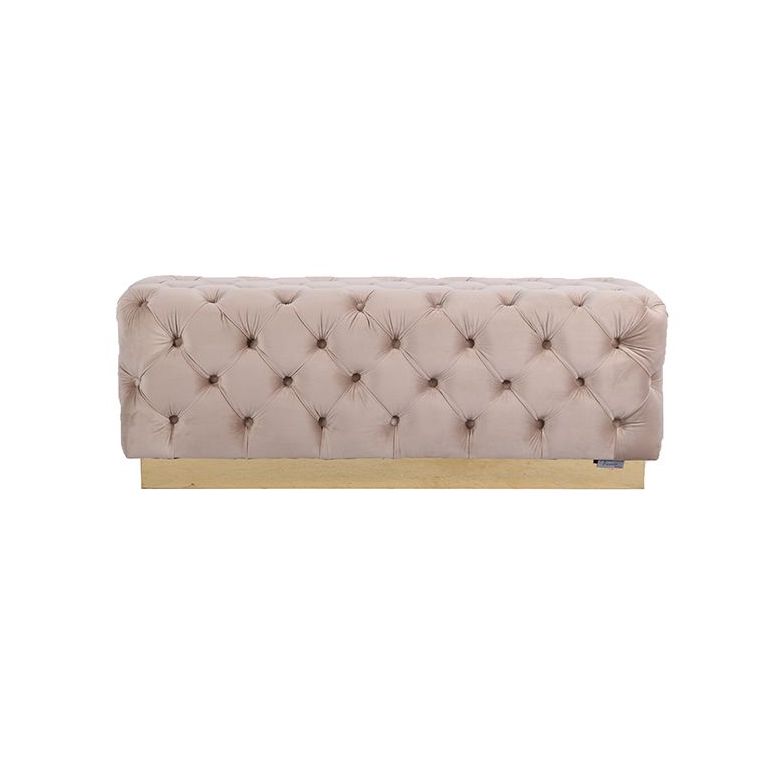 CALABRIA LONGCHAIR GOLD | TAUPE FABRIC MJ11-8
