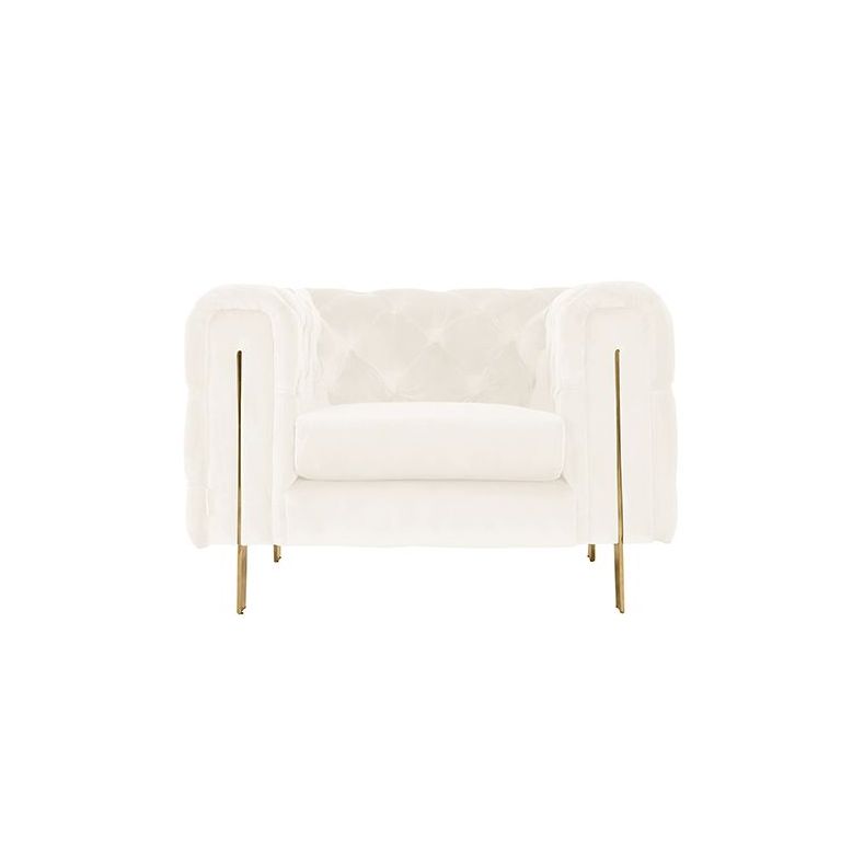 CAMPANIA ARMCHAIR GOLD | BEIGE FABRIC MJ11-1