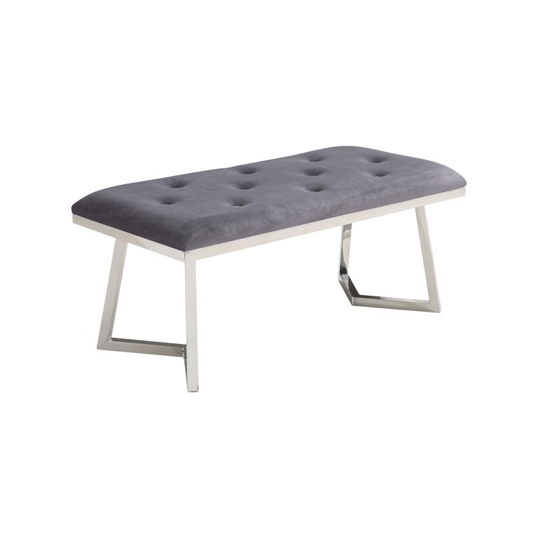 BARI LONGCHAIR | 110X50X47 CM GREY FABRIC VELU97A