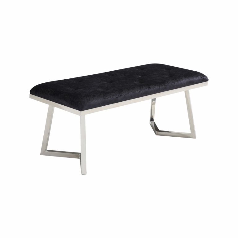 BARI LONGCHAIR | 110X50X47 CM BLACK FABRIC A41-23