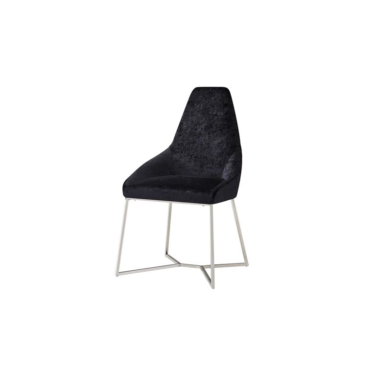 RAVENA DINING CHAIR | BLACK FABRIC A41-23