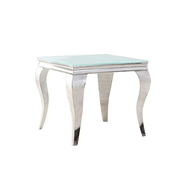 MILANO BIJZETTAFEL | 60X60X55 CM WIT