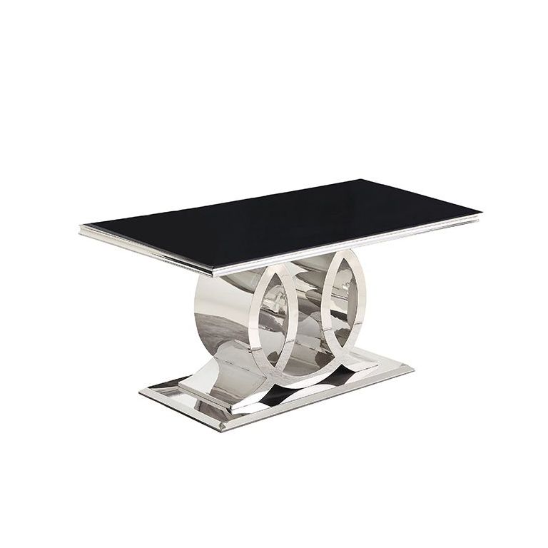NAPOLI EETTAFEL | 160X90X76 CM ZWART