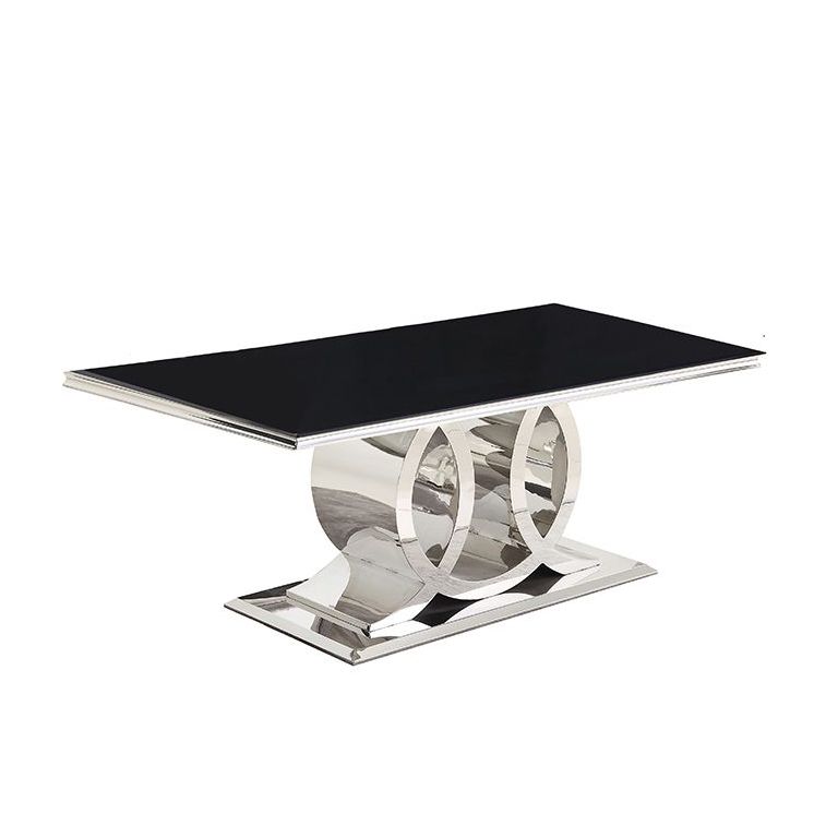 NAPOLI EETTAFEL | 180X90X76 CM ZWART