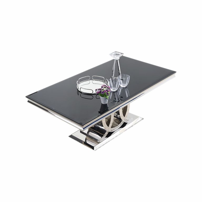 NAPOLI COUCHTISCH | 130X70X45 CM SCHWARZ