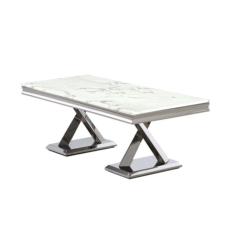 FERRARA EETTAFEL | 180X90X76 CM MARMER 757-1