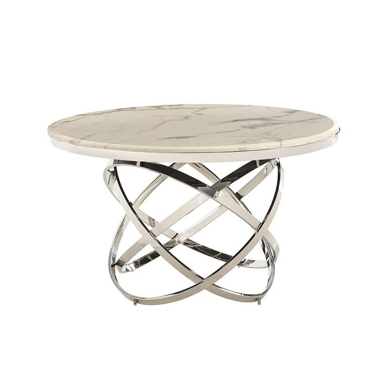 TRENTO DINNER TABLE | Ø130X76 CM MARBLE 757-1