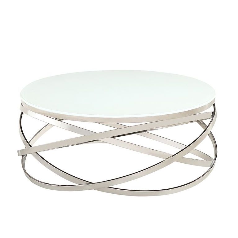 TRENTO COUCHTISCH  | Ø100X42 CM SUPER WEISS