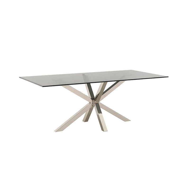 TERNI EETTAFEL | 200X100X76 CM TRANSPARANT