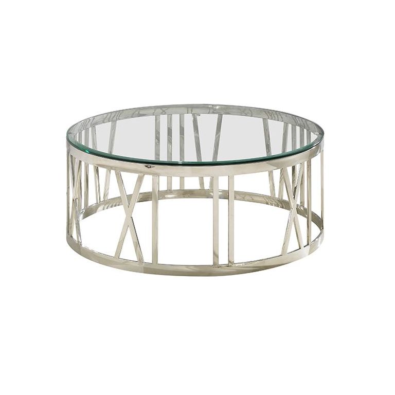 ROMA COFFEE TABLE | Ø100X42 CM TRANSPARENT