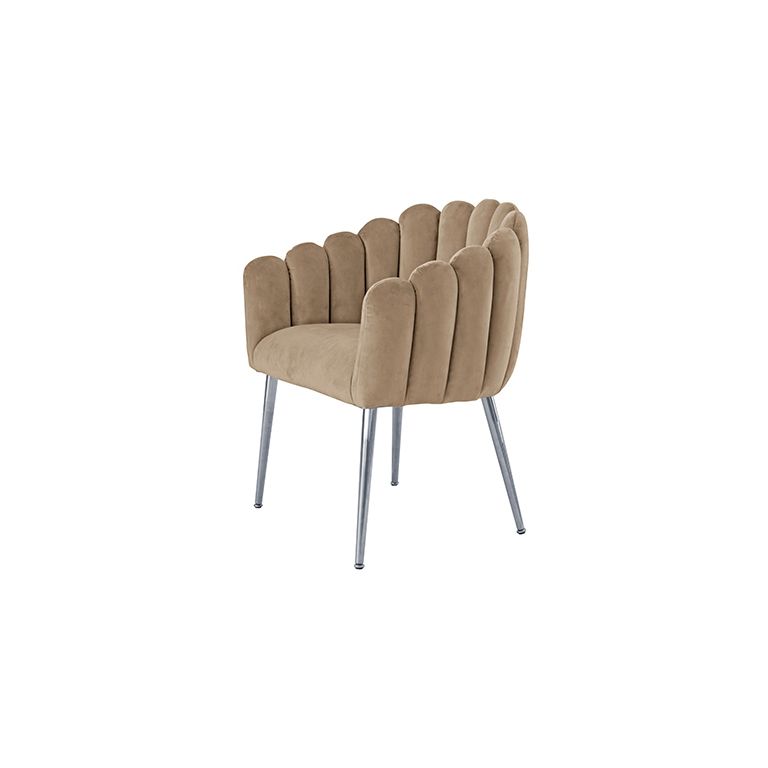 SORRENTO EETKAMERSTOEL | TAUPE STOF MJ11-8