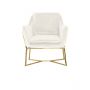 FOGGIA FAUTEUIL GOUD | BEIGE STOF MJ11-1