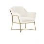 FOGGIA FAUTEUIL GOUD | BEIGE STOF MJ11-1