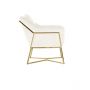FOGGIA FAUTEUIL GOUD | BEIGE STOF MJ11-1