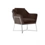FOGGIA ARMCHAIR | BROWN FABRIC MJ11-82